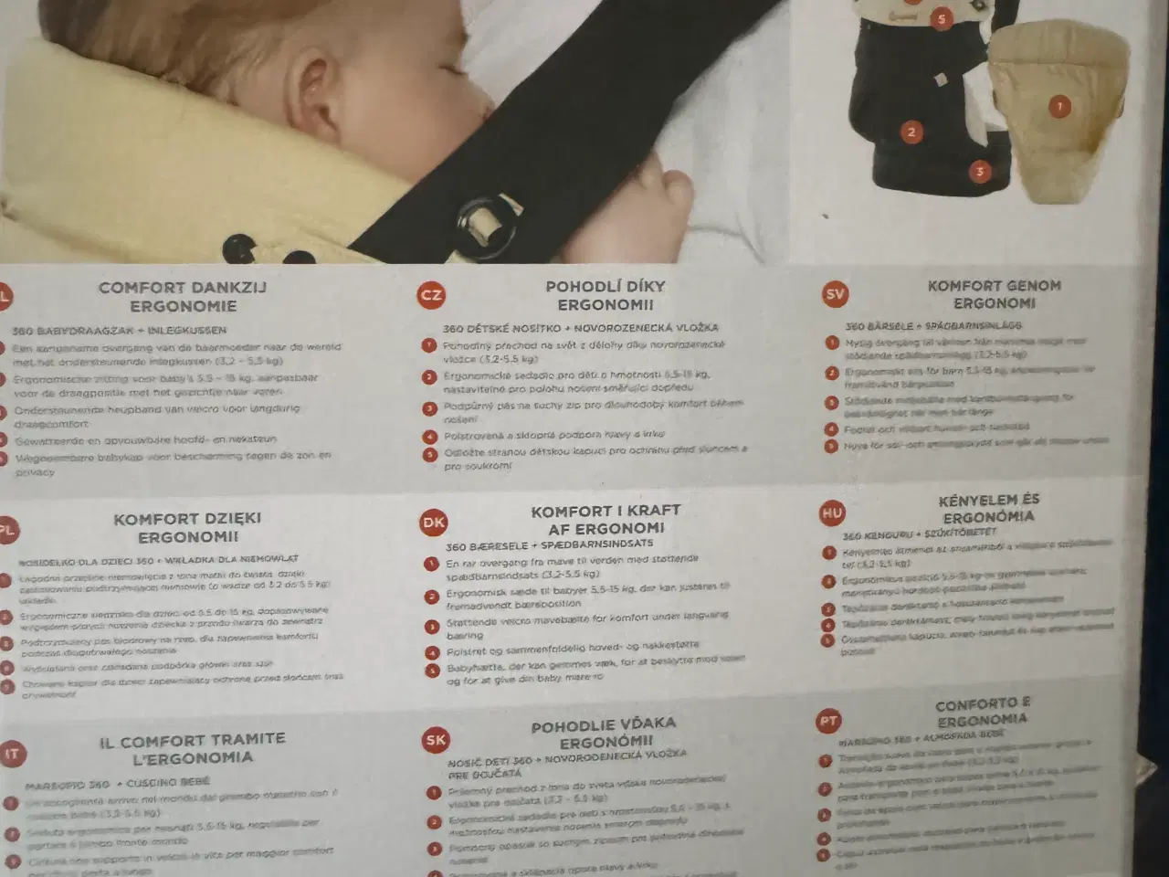 Billede 8 - Ergobaby 360 bæresele