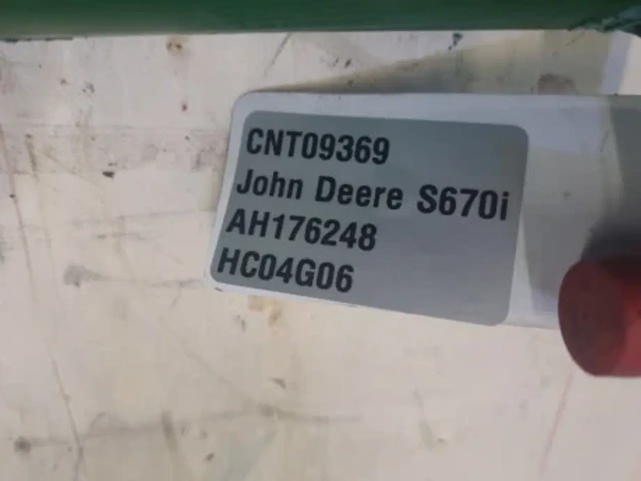 Billede 7 - John Deere S670 Cylinder AH176248