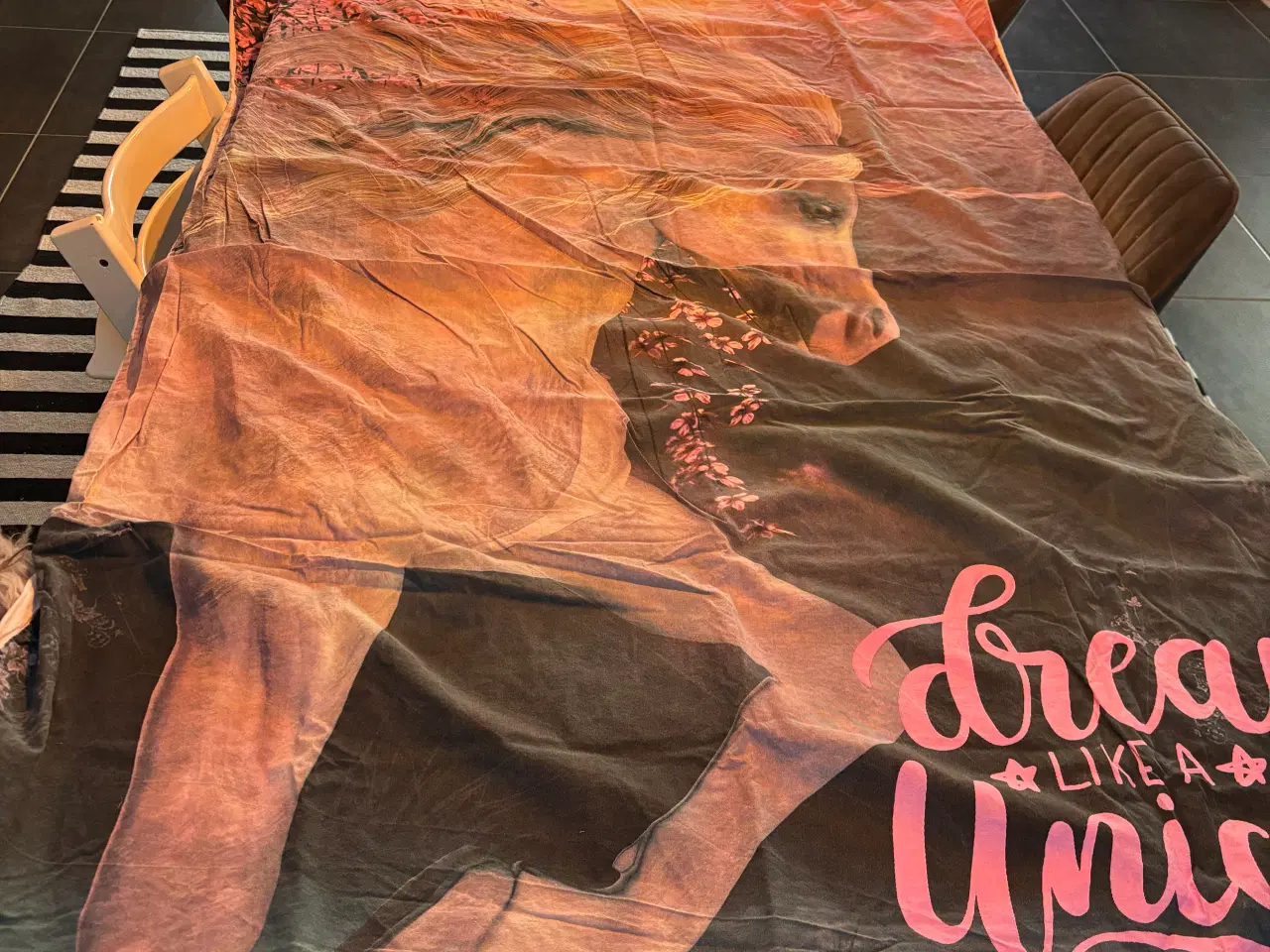 Billede 4 - Enhjørning sengesæt 140x200