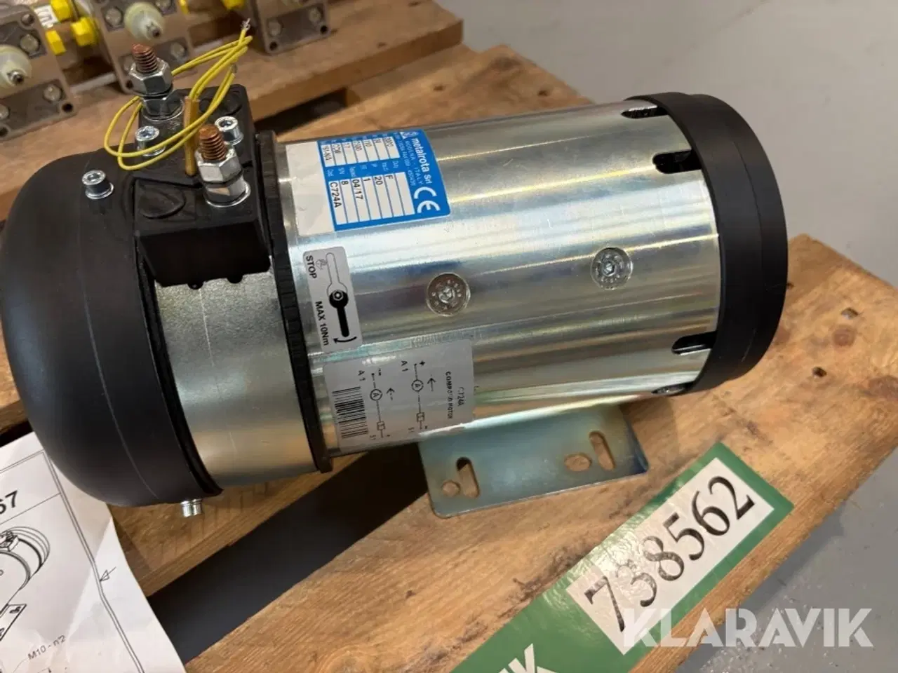 Billede 10 - El-motor Metalrota 151NA - 24 volt