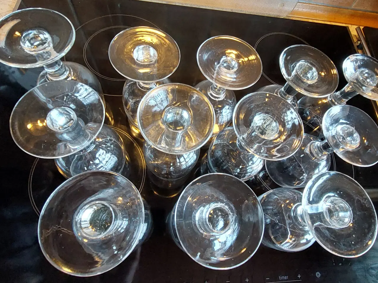 Billede 3 - 12 Antikke HOLMEGAARD RØDVIN GLAS  kat. år 1923