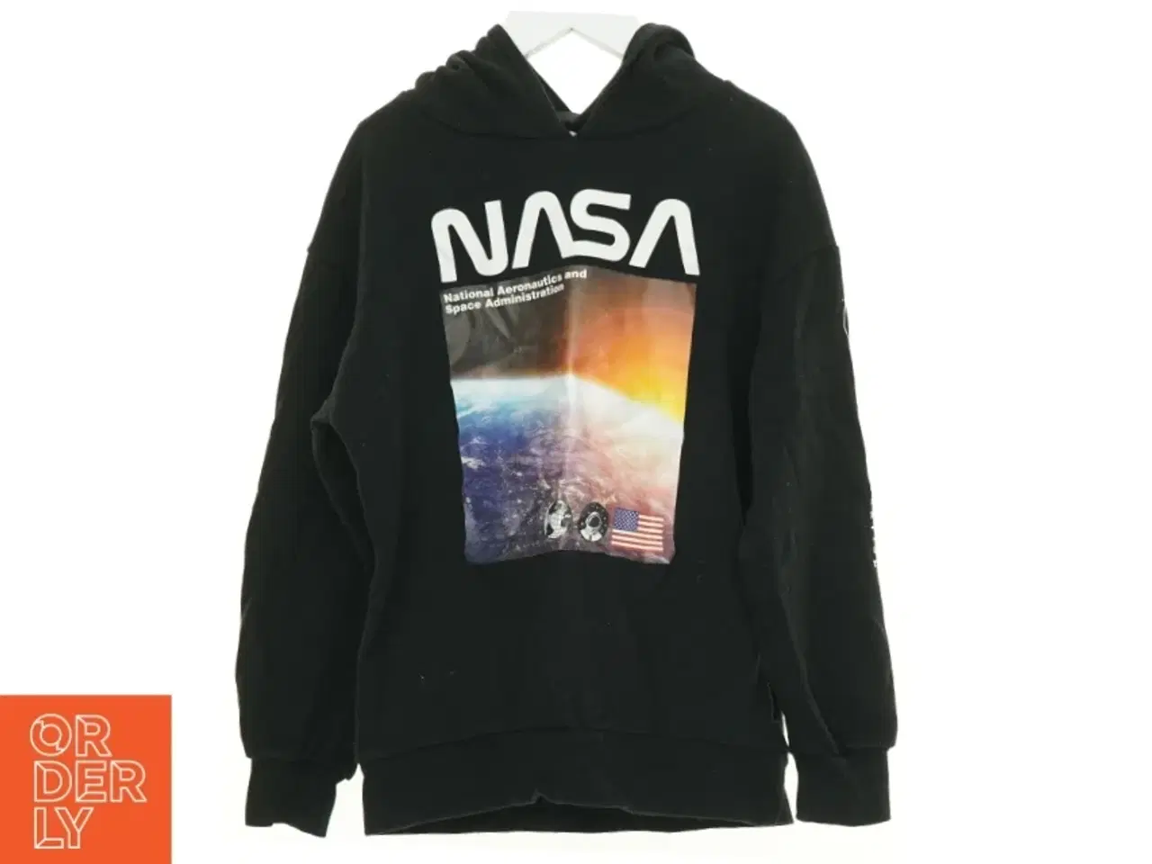 Billede 1 - Hættetrøje med NASA motiv fra H&M (str. 134 cm)