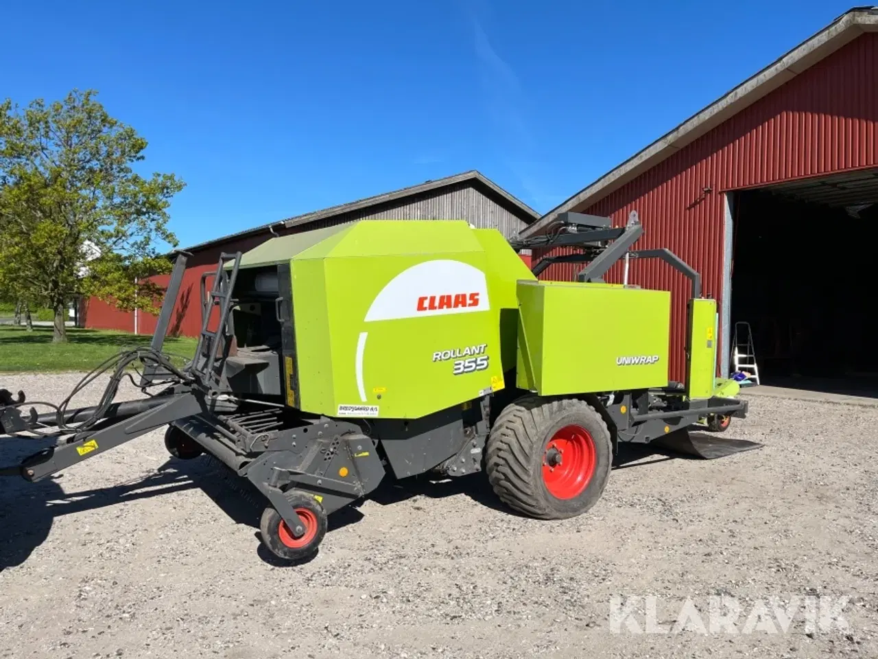 Billede 1 - Rundballepresser Claas Rollant 355 Uniwrap