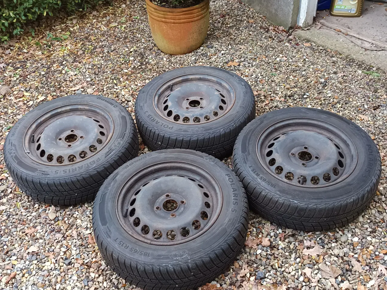 Billede 1 - Vinterdæk på stålfælge