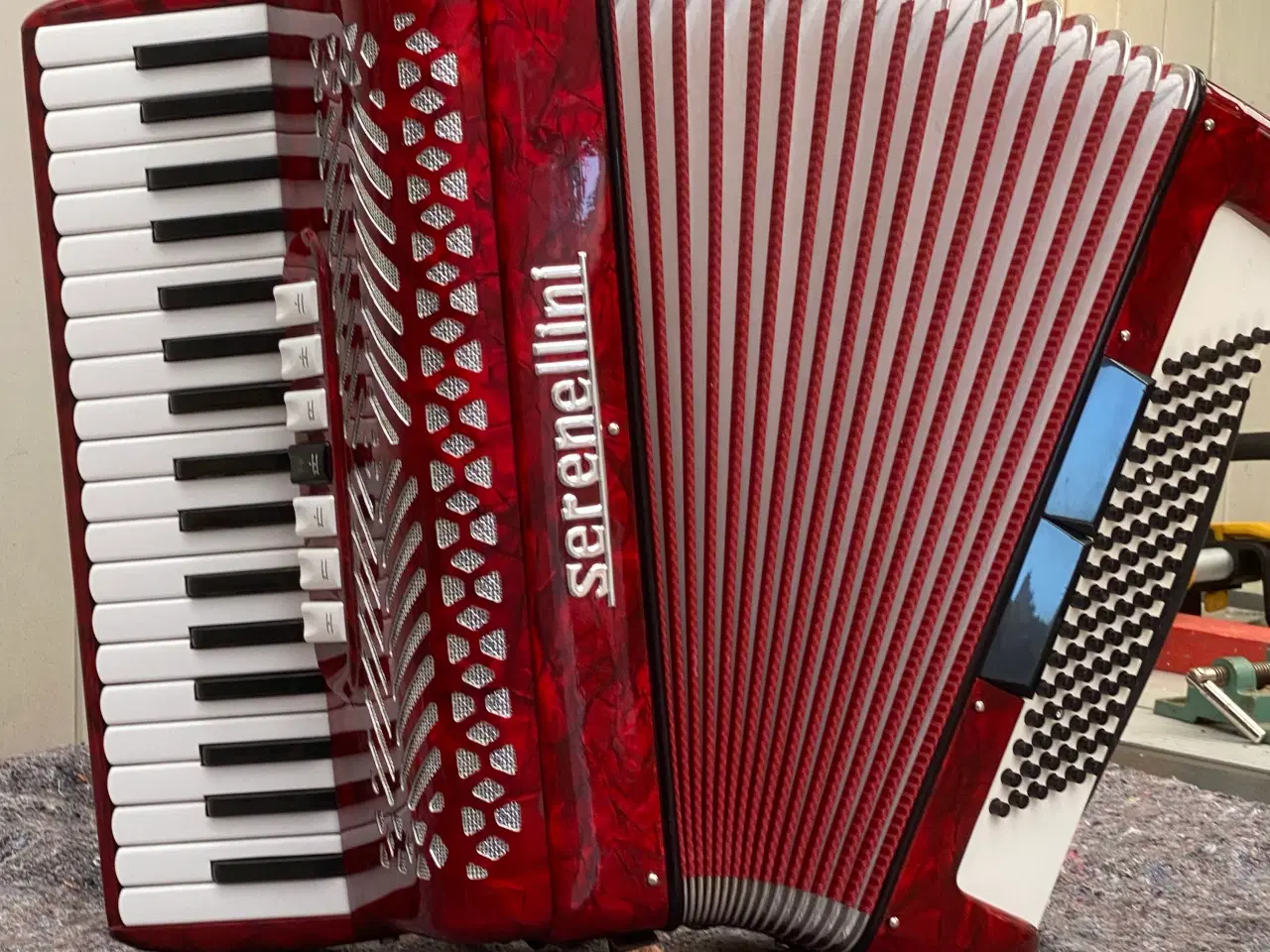 Billede 10 - Serenellini Tangent harmonika – 37/96 – meget velh