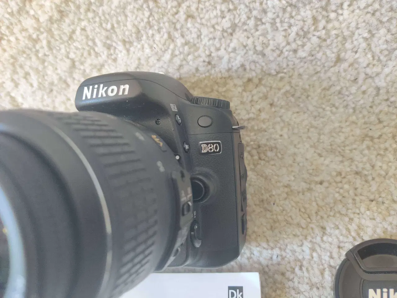 Billede 2 - Nikon D80 DSLR m. 18-55mm linse, oplader, batteri 