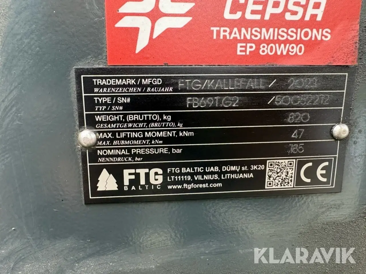 Billede 5 - Kran med grab FTG FB69T.G2