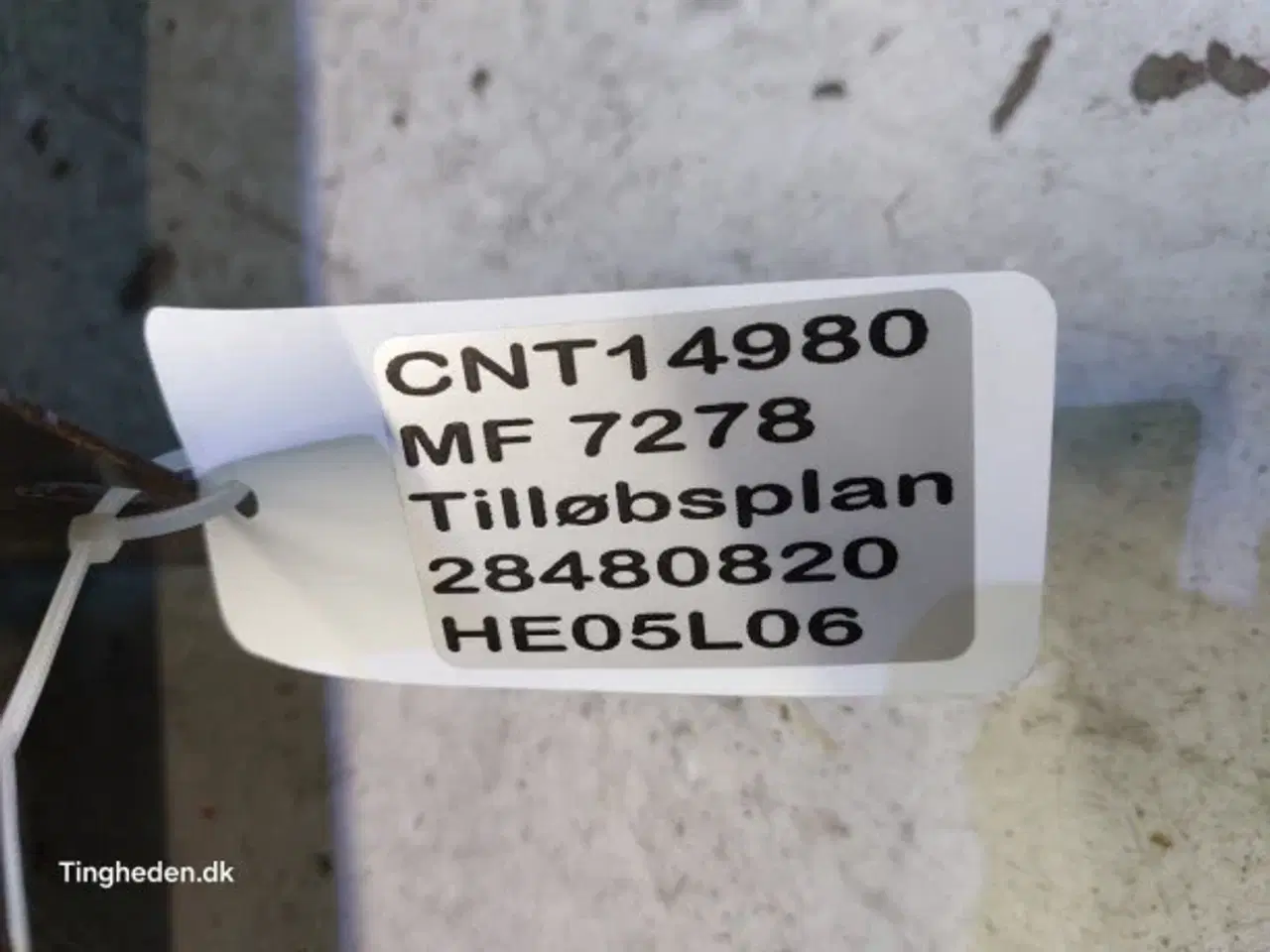 Billede 14 - Massey Feruson 7278 Tilløbsplan 28480820