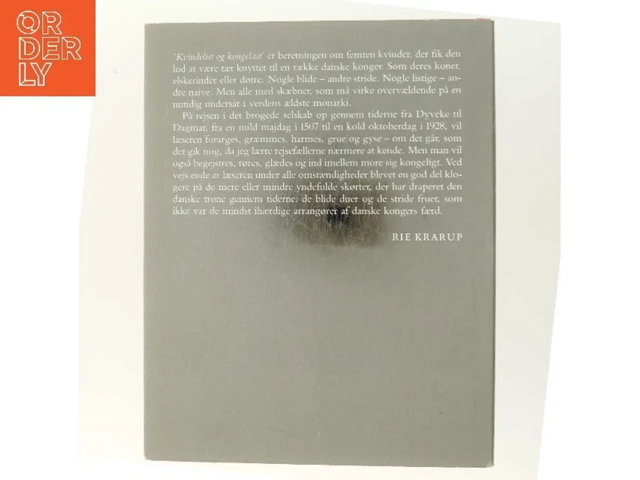Billede 3 - Kvindelist og kongelast af Rie Krarup (Bog)