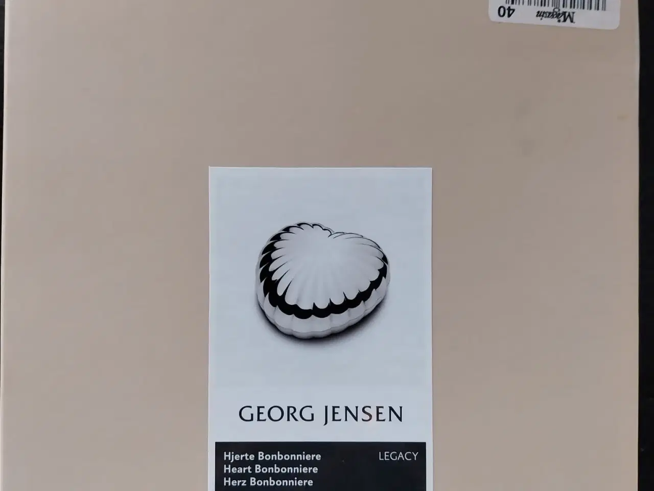 Billede 2 - George Jensen Hjerte Bonbonniere sælges