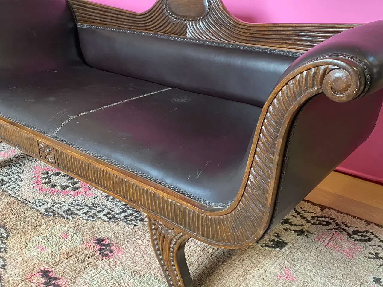 Billede 4 - Læder sofa 