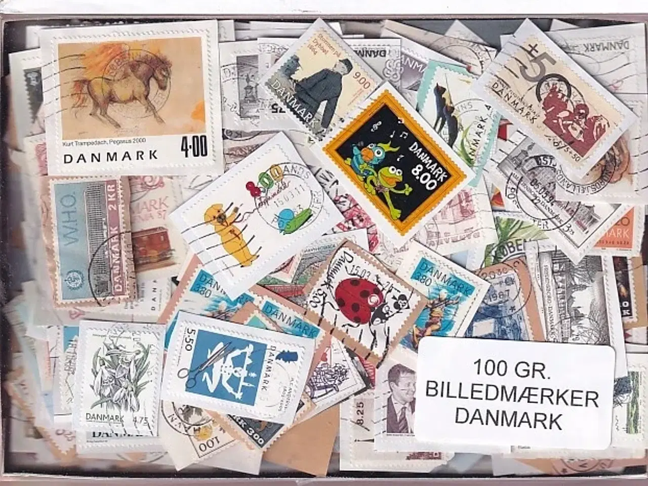 Billede 1 - Danmark 100 g. Billedmærker Enkeltklip - Ny varer hjemkommet 25 - 08 -2024