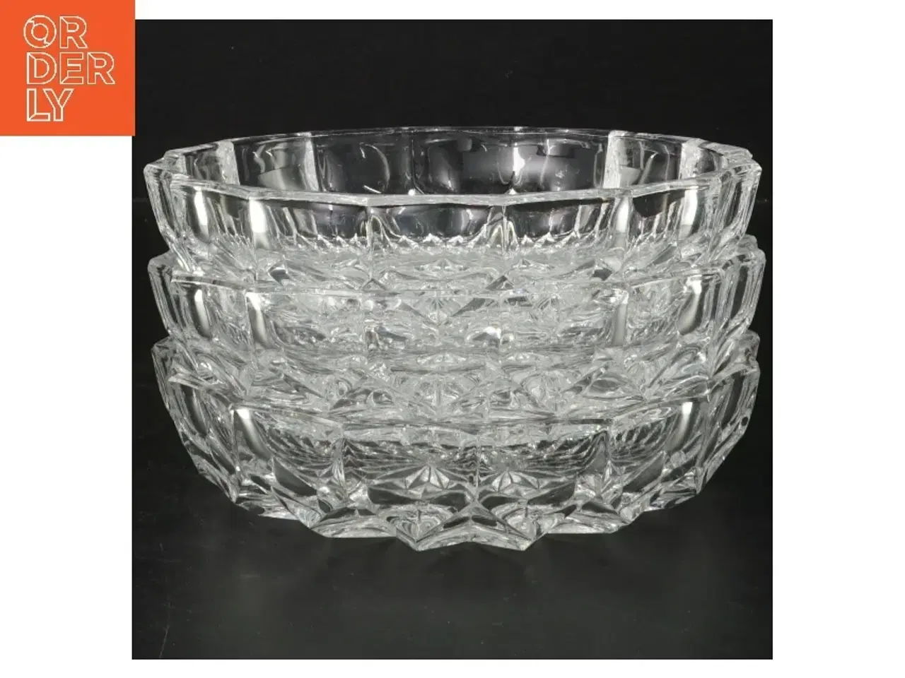 Billede 1 - Glas asietter (str. 3 styk, ø 16 cm) (str. 3 styk, ø 16 cm)