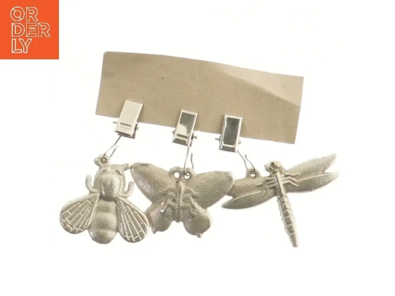 Billede 2 - Sæt med 3 metalinsekter (str. 3 stk 5 cm)