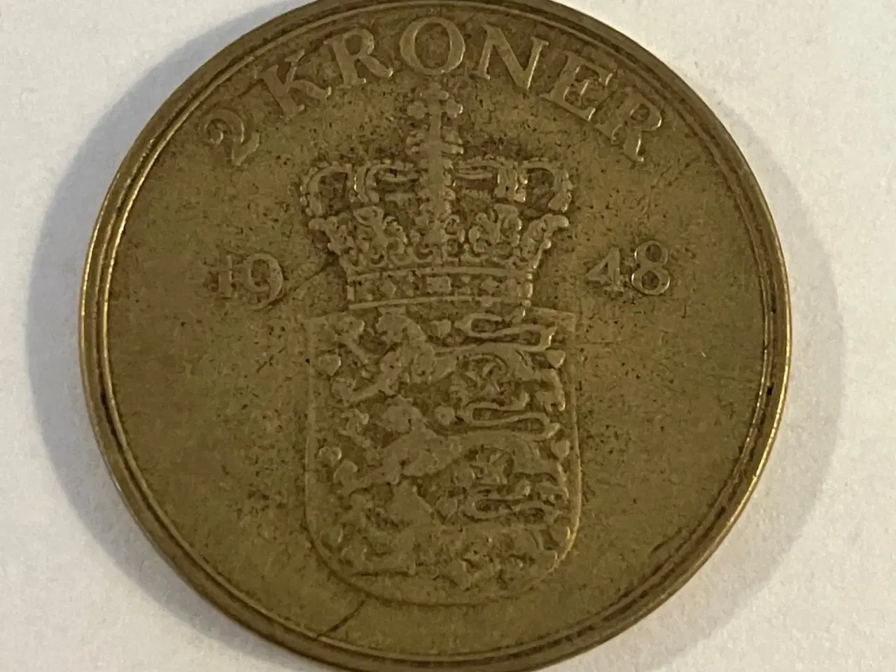 Billede 1 - 2 Kroner Danmark 1948