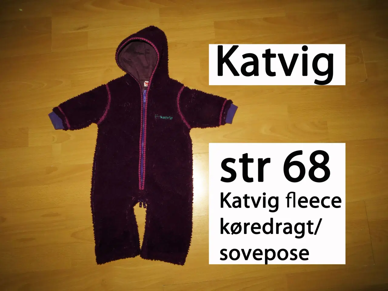 Billede 1 - 288) str 68 Katvig fleecedragt