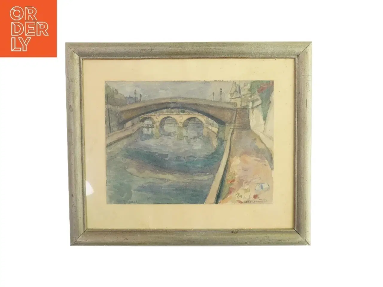 Billede 1 - Billedramme med billede fra Ukendt (str. LB:51,5x44cm)