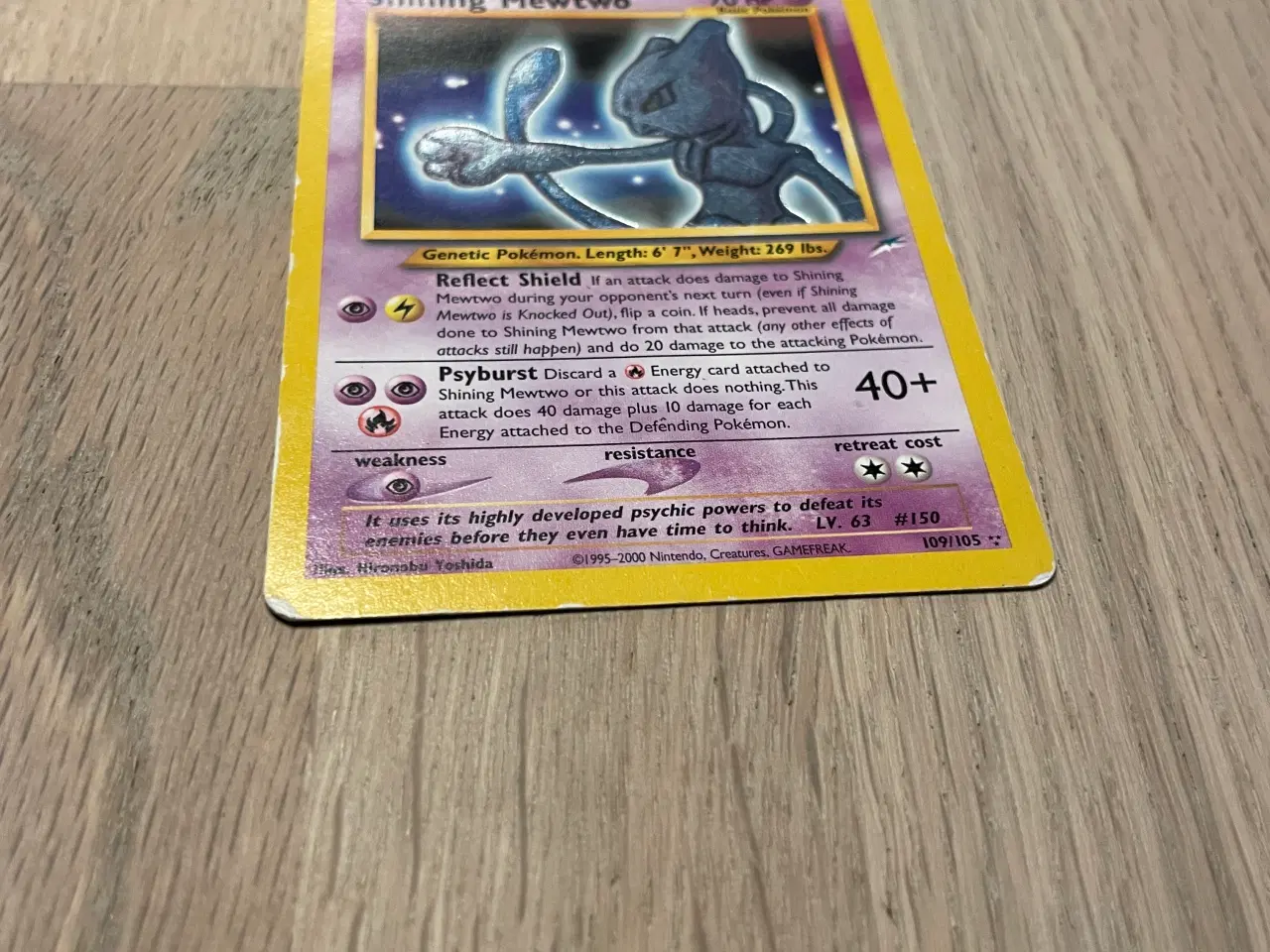 Billede 1 - Shining Mewtwo Pokemon kort