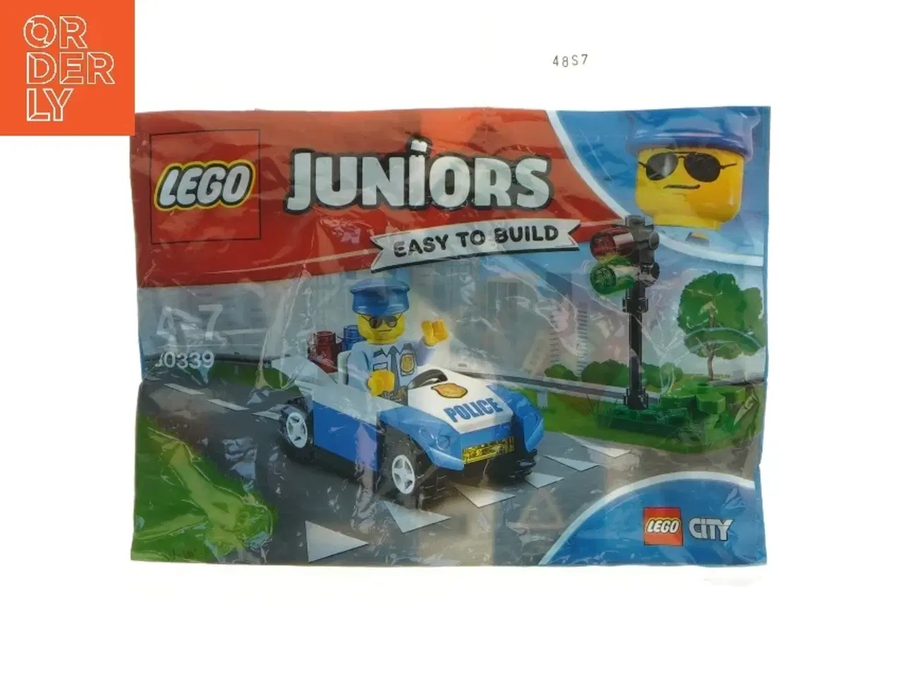Billede 1 - LEGO Juniors politibil sæt fra Lego (str. 17x16 cm)