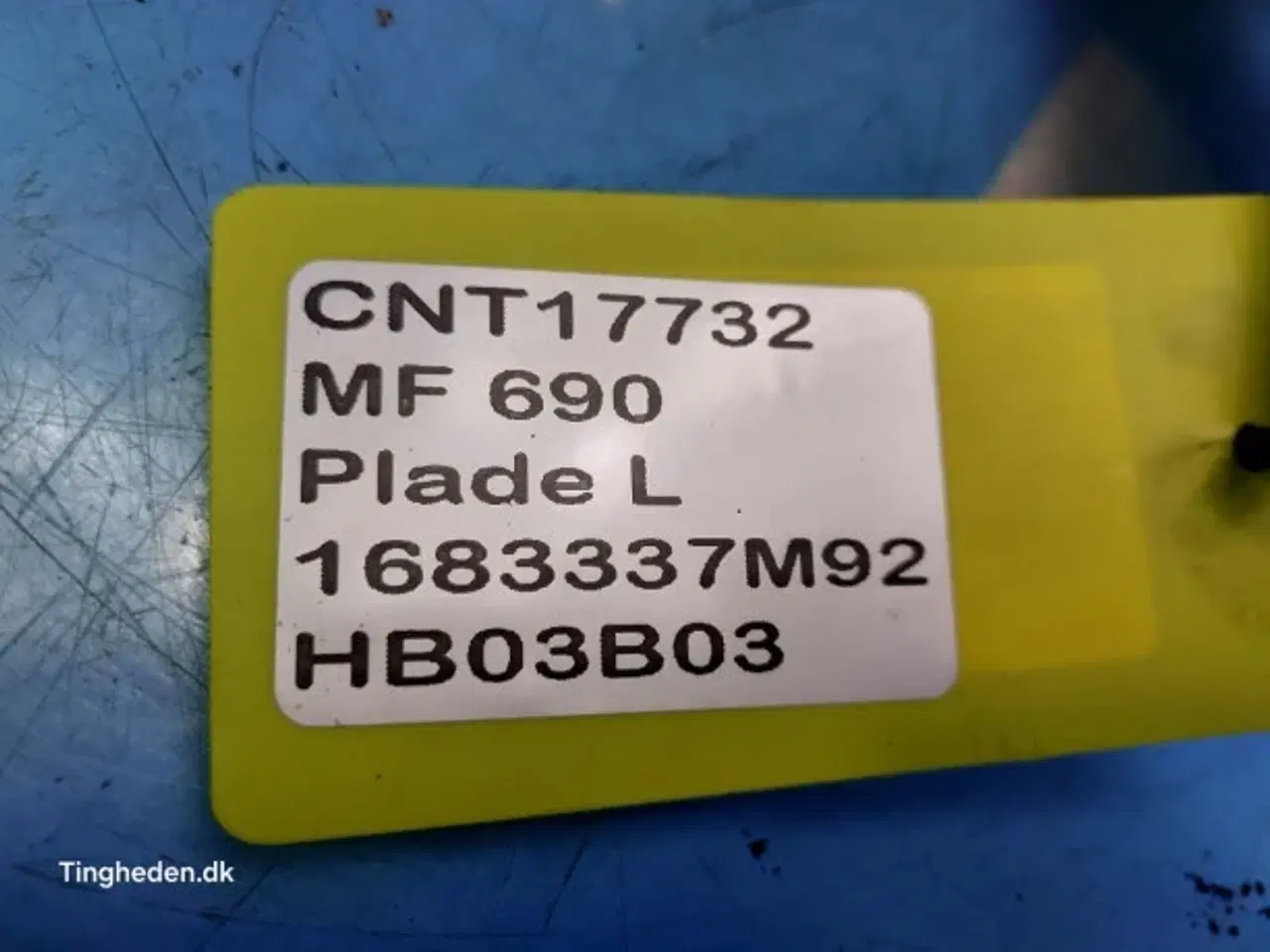 Billede 9 - Massey Ferguson 690 Plade L. 1683337M92