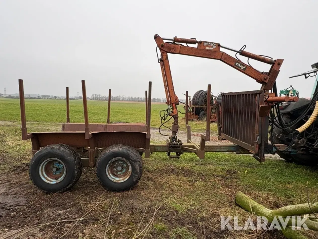 Billede 6 - Skovtrailer med kran