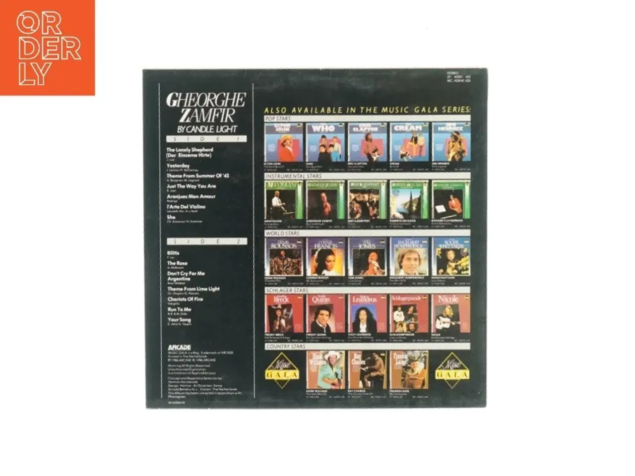 Billede 2 - Gheorghe Zamfir By Candelight Vinylplade