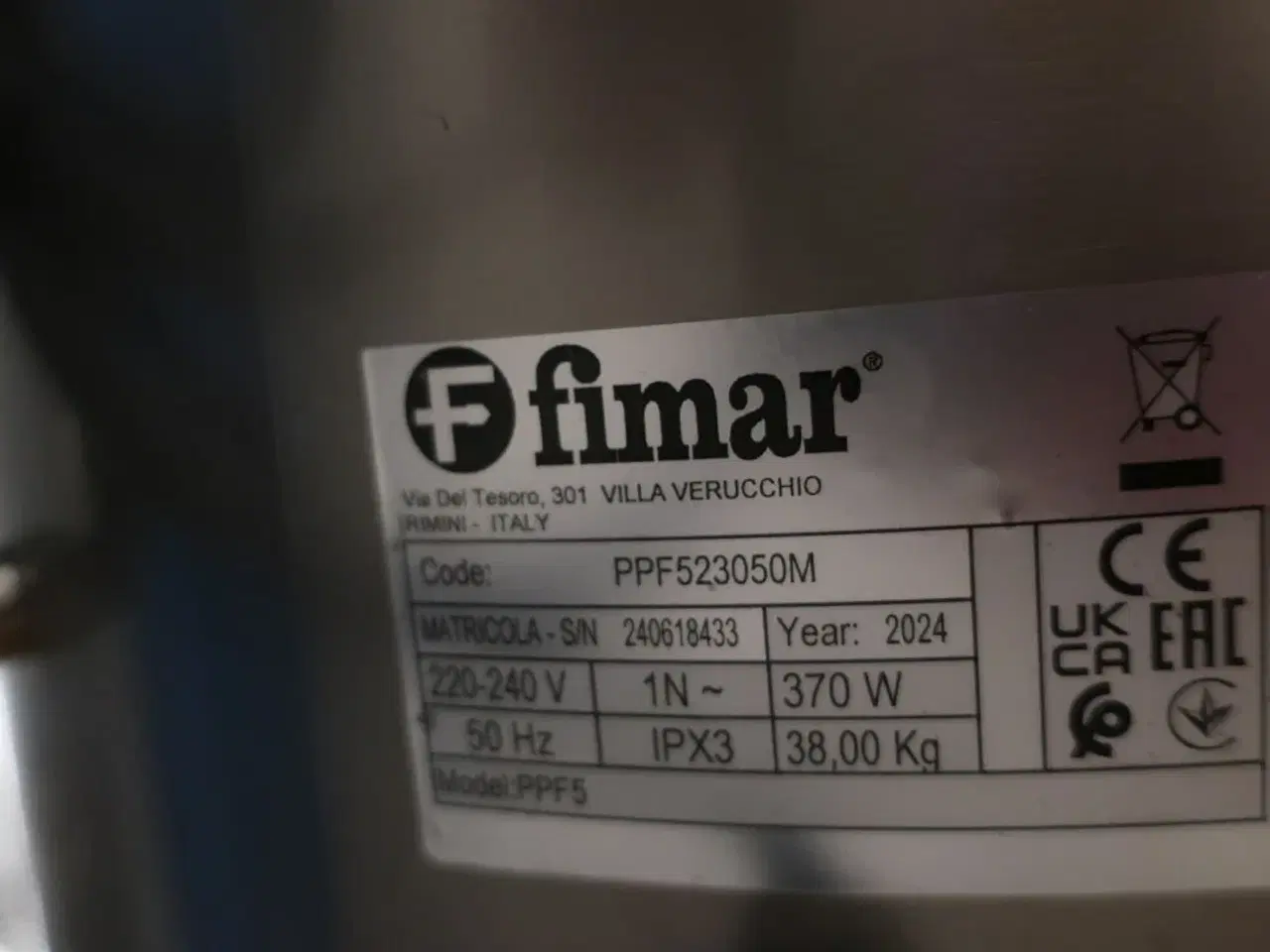 Billede 6 - Kartoffelskræller FIMAR PPF523050M