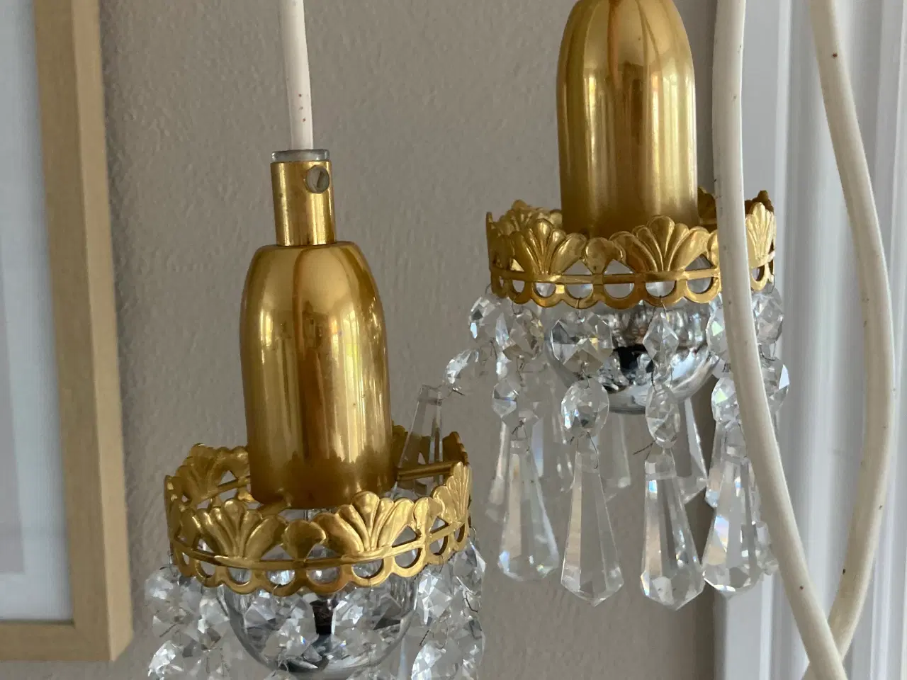 Billede 1 - Prismelamper og væglampe 