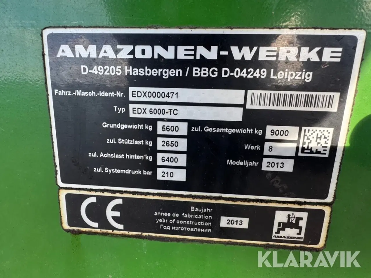 Billede 5 - Såmaskine Amazonen EDX 6000-TC