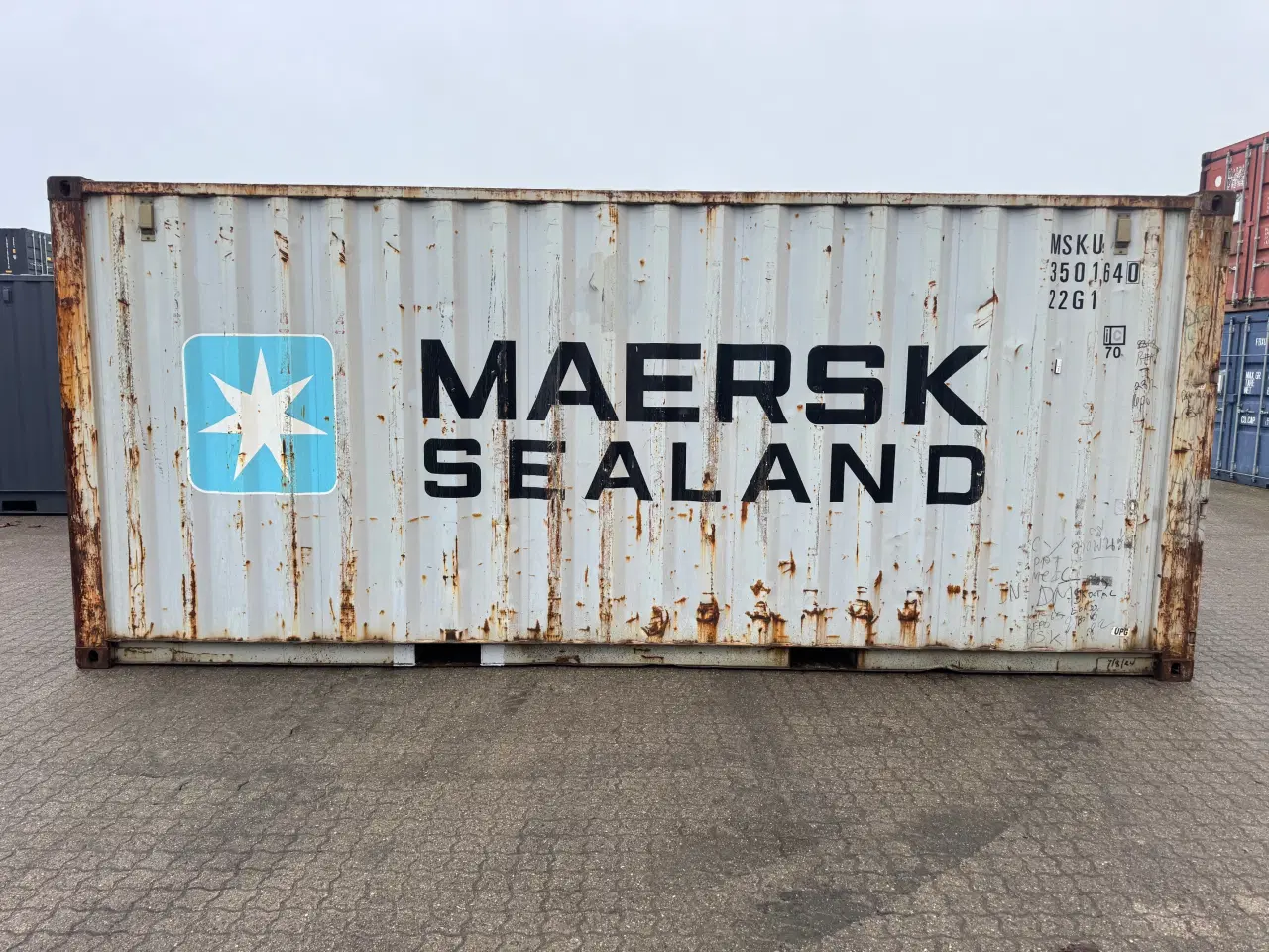 Billede 5 - Brugt 20 fods Isoleret Container-ID: MSKU 350164-0