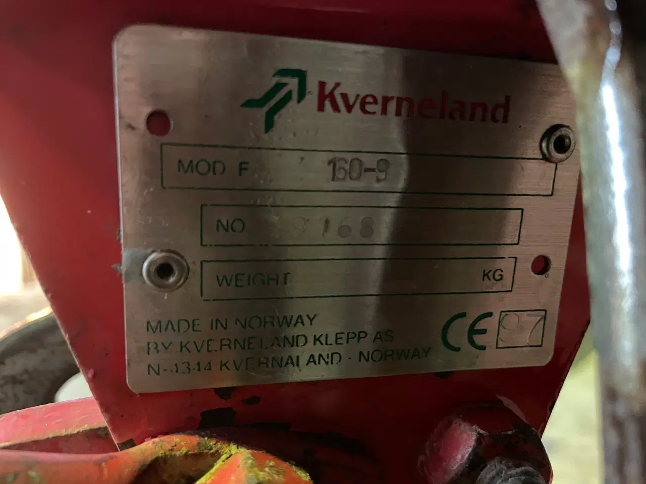 Billede 5 - Kverneland 4 furet model F krop 28