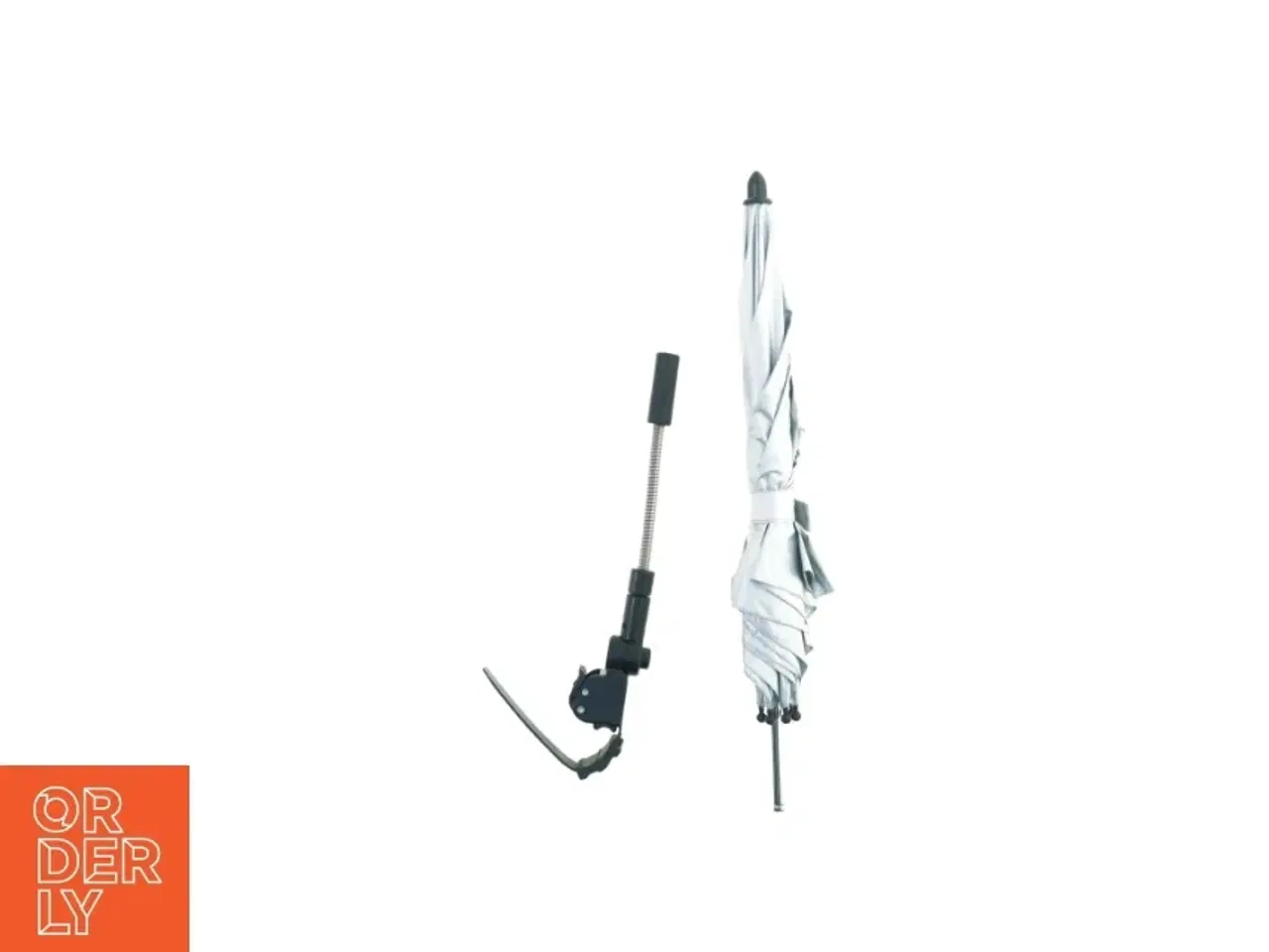 Billede 1 - Paraply til klapvogn (str. 52 x 3 cm og 35 x 5 cm)