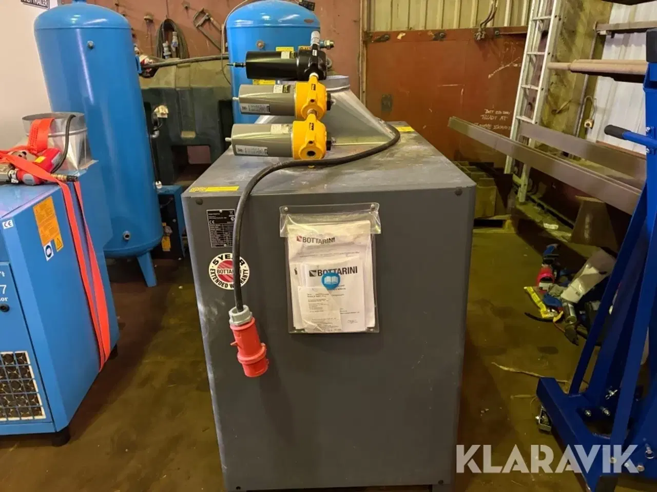 Billede 6 - Skruekompressor Bottarina KSV 11 med tank og filter