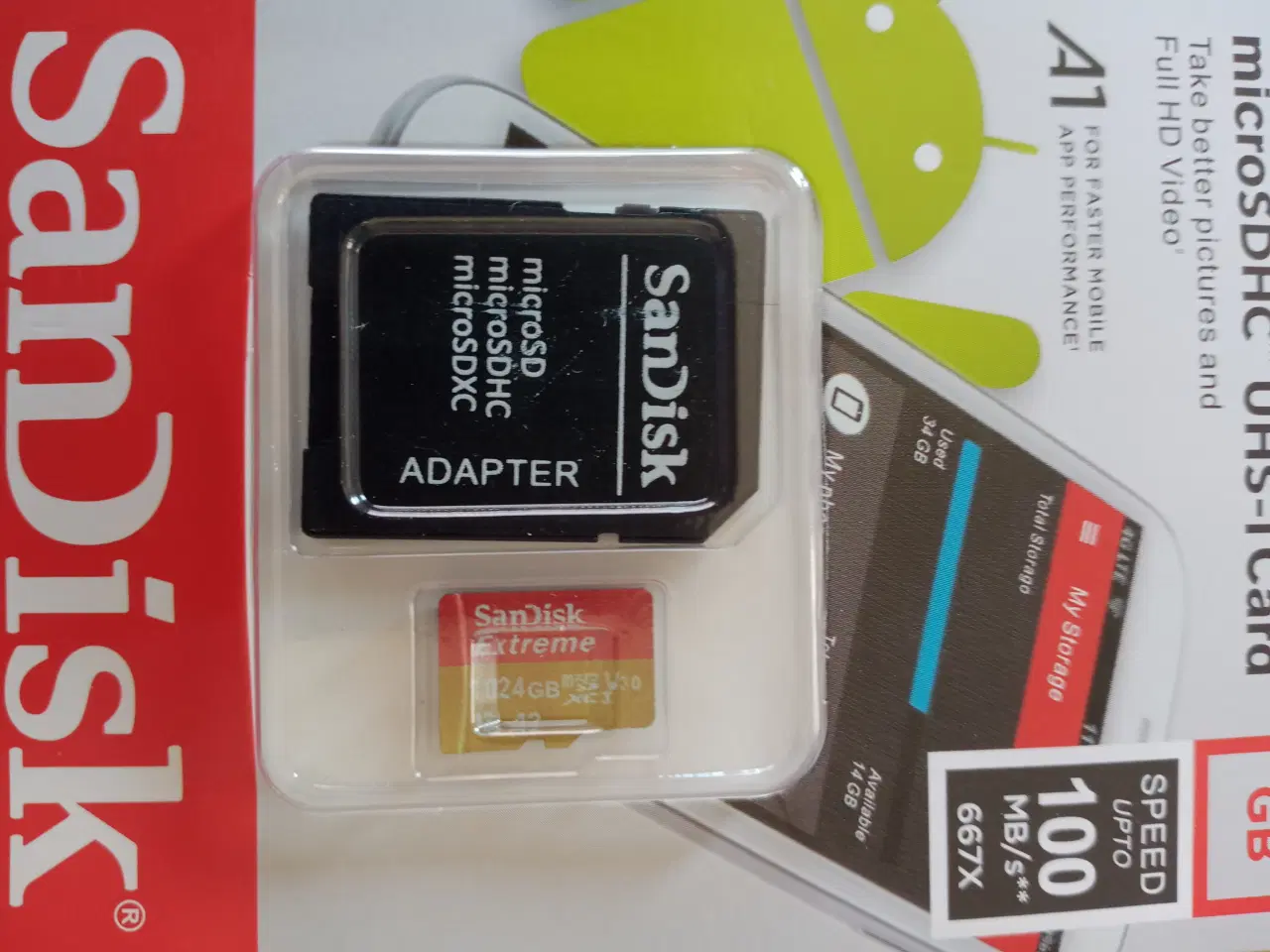 Billede 3 - sandisk / samsung, 1024 sd kort * nyt*