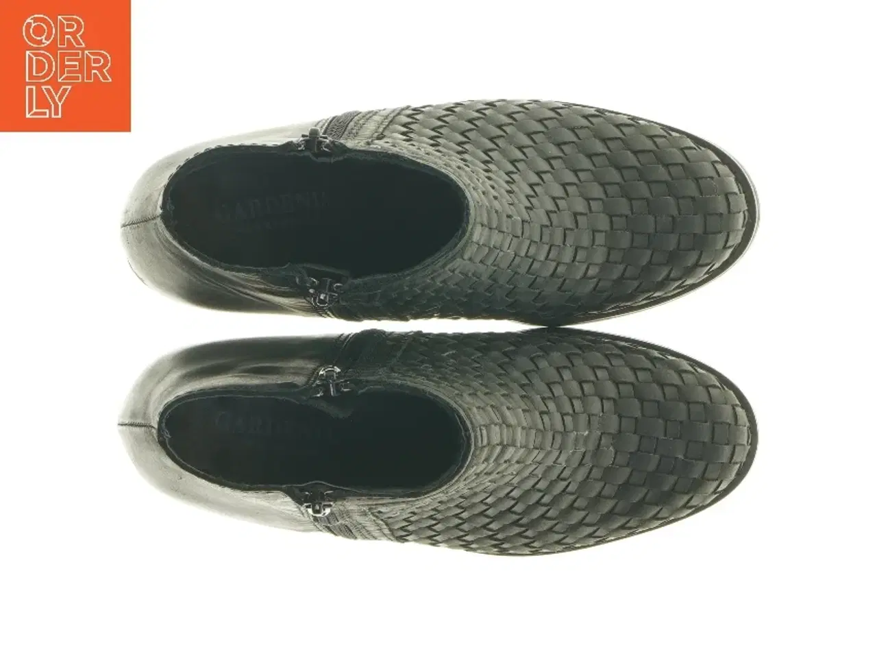 Billede 6 - Sorte ankelstøvler med hæl fra Gardena (str. 39 )