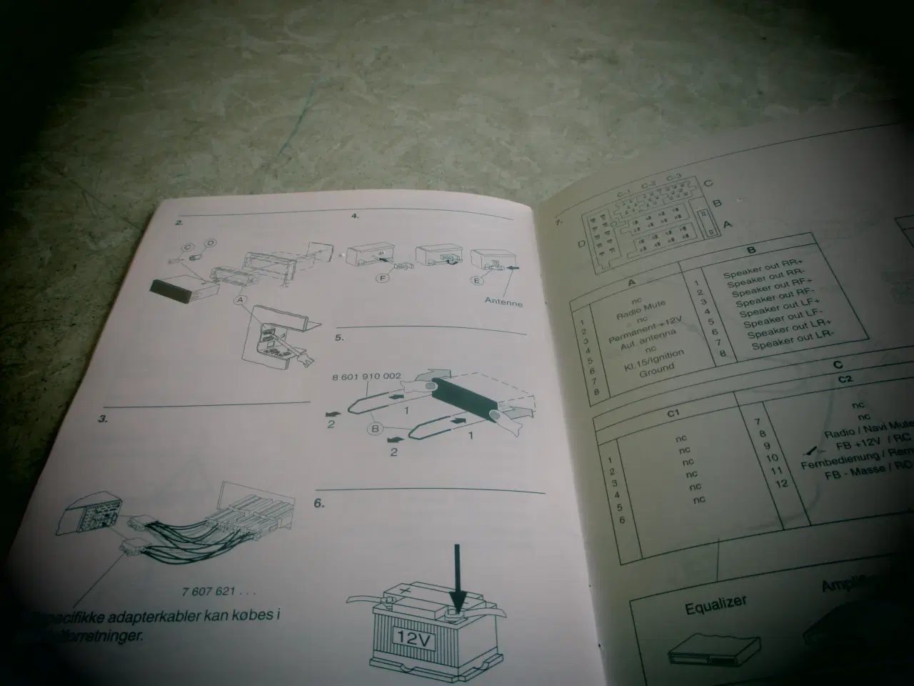 Billede 4 - Instruktionsbog  Blaupunkt  radio  