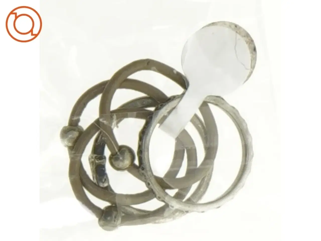 Billede 1 - Læder fingerringe (str. Large) (str. Large)