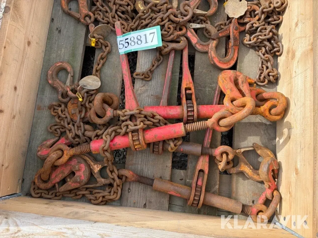 Billede 2 - Surringsskralder og kædeslængder samlet lot