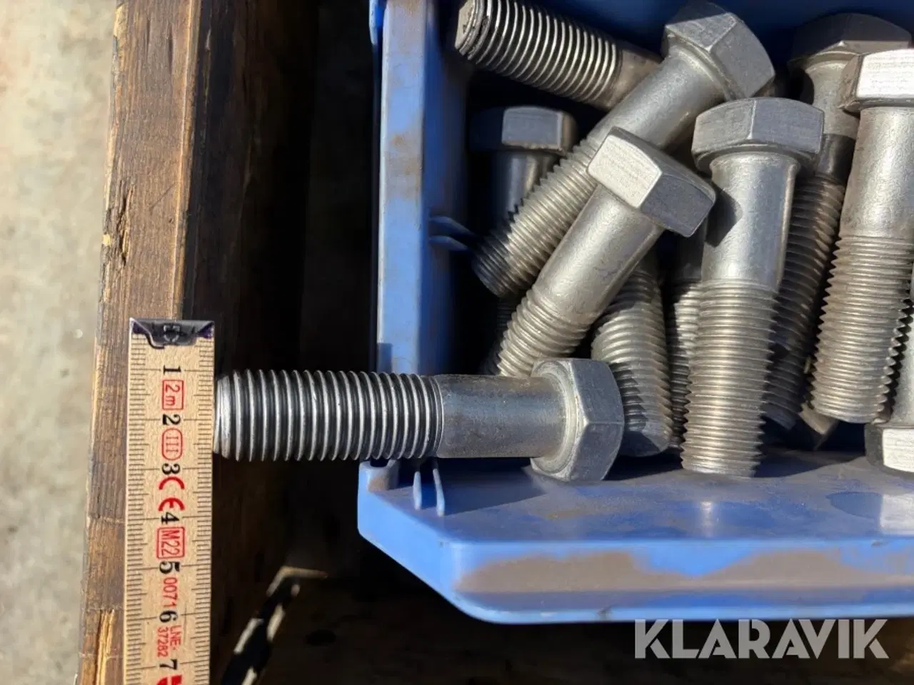 Billede 7 - Rustfri bolte og møtrikker blandet 140 kg