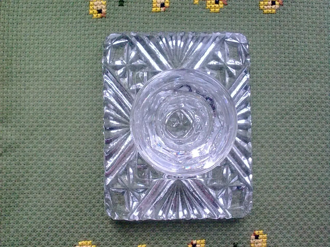 Billede 4 - Bling påske skåle 4 m lysestage glas NYT og GL. 