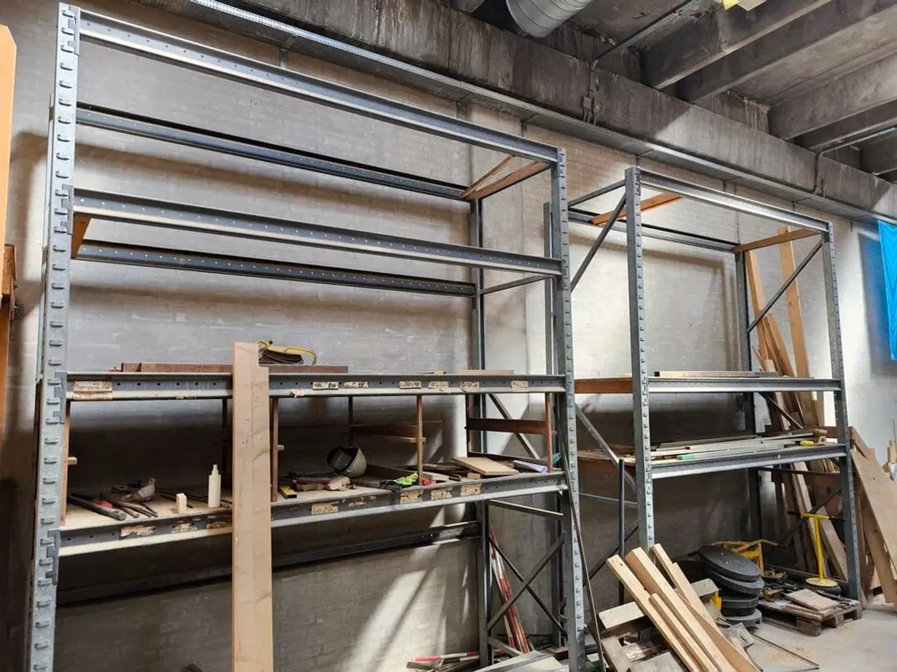 Billede 1 - 2 fag lagerreoler (uden indhold)