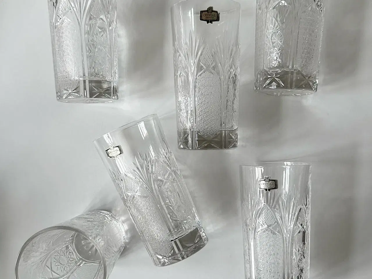 Billede 4 - Highball krystalglas, Jugoslavien, 6 stk samlet