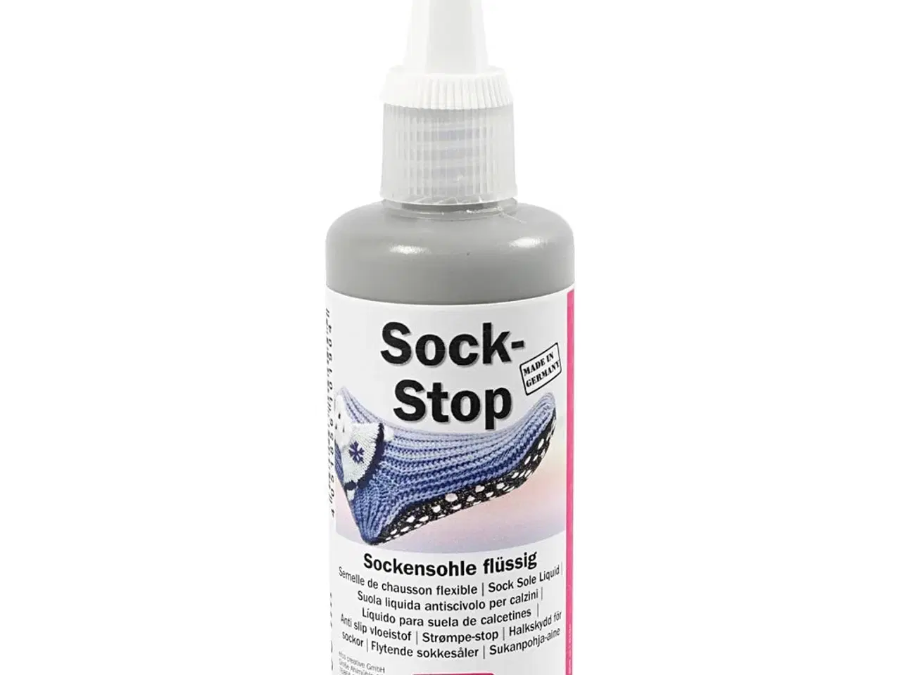Billede 1 - Sock-stop Skridsikker Latex 100ml - Grå