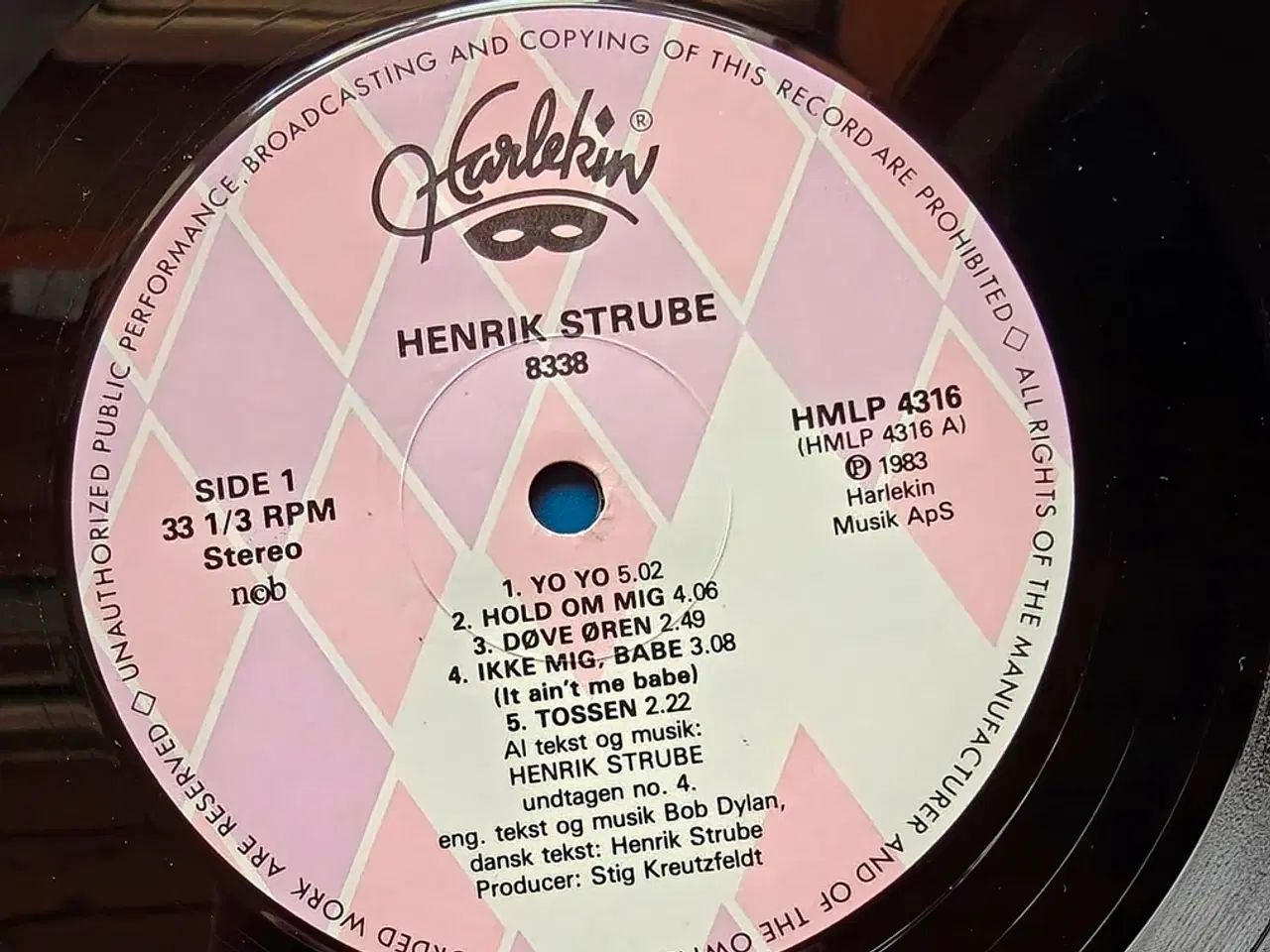 Billede 4 - LP, Henrik Strube x2