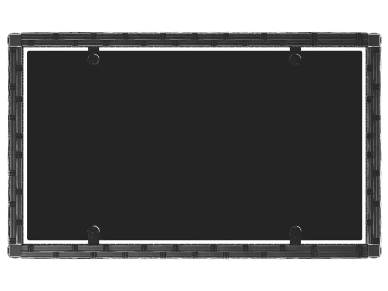 Billede 5 - Loungesæt til haven 4 dele med hynder polyrattan sort