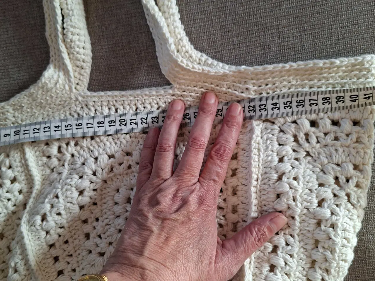 Billede 4 - Unikt håndhæklet net 