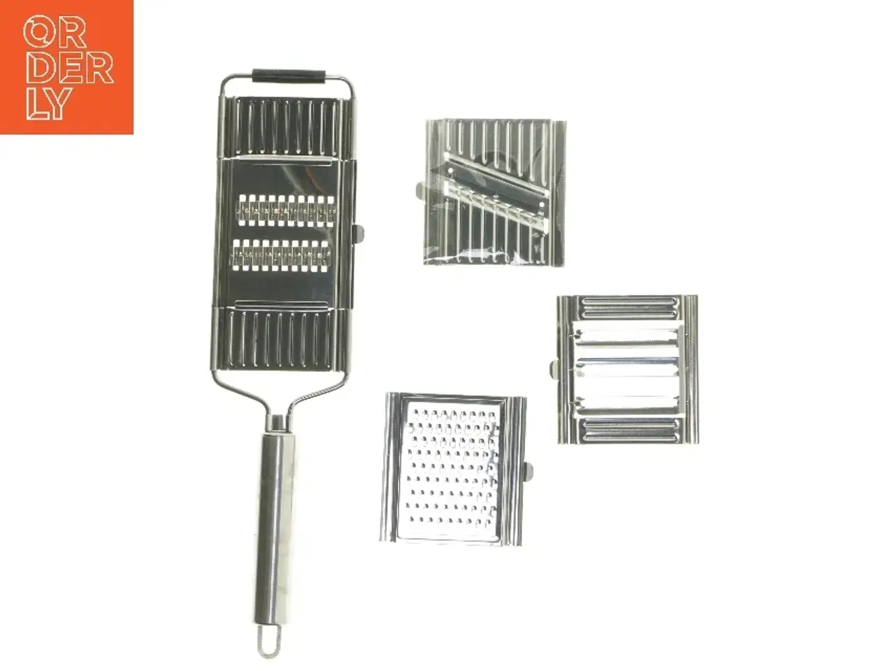 Billede 1 - Metal mandolinjern med udskiftelige blade (str. 35,5 cm)
