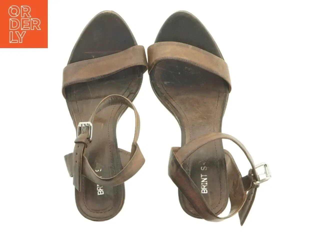 Billede 5 - BrintS brune stilet sandaler (str. 39 )