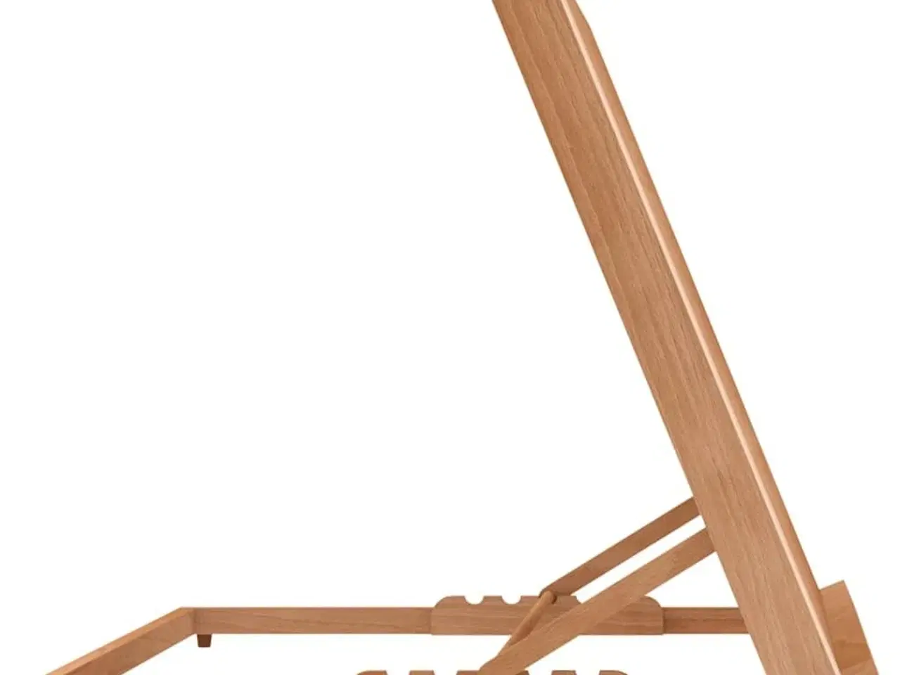 Billede 4 - Bordstaffeli 65x48x7 cm massivt bøgetræ