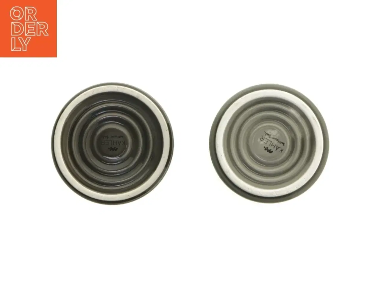 Billede 4 - To keramiske vaser fra Kahler (str. 8x10&14x9,5 cm)